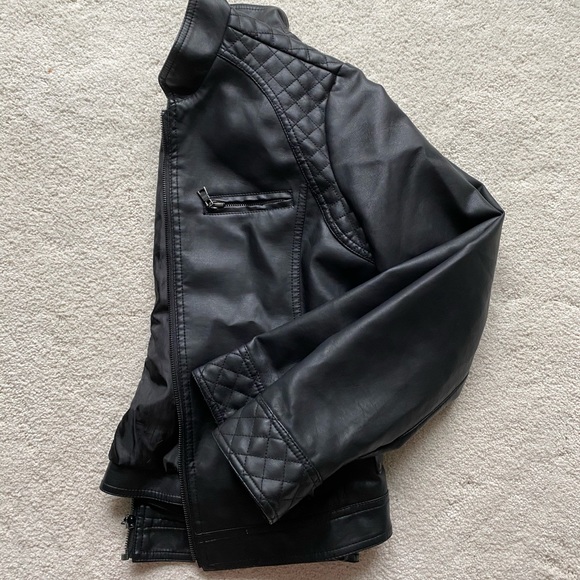 Giacca Black Leather Jacket - Picture 2 of 7